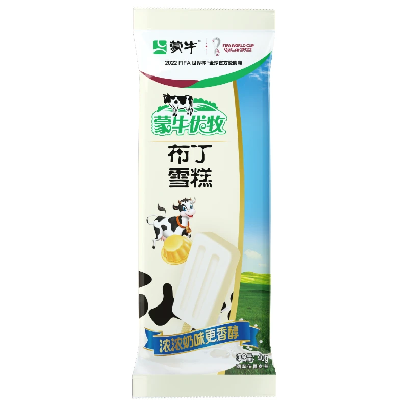 蒙牛 浓浓奶味优牧布丁雪糕 40g/支