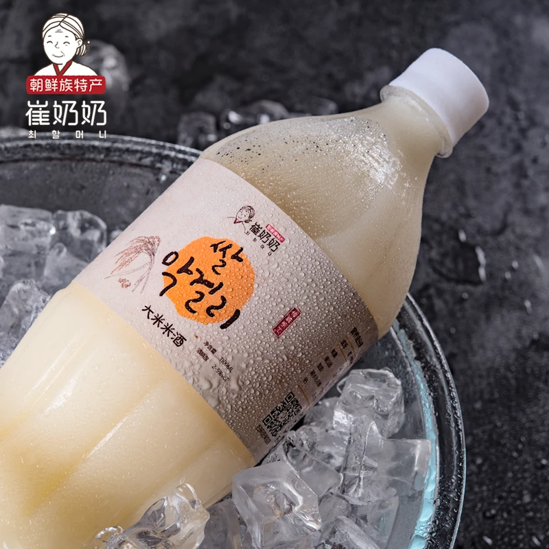 崔奶奶米酒东北延边朝鲜族风味特产农家自酿酸甜口微醺米酒1100ml