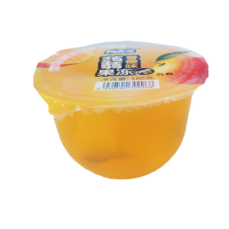 【180g大杯装】阳春雪蒟蒻果冻儿童果味小吃大杯椰果果肉大果冻零食