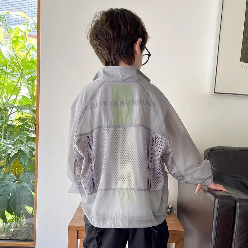 儿童防晒衣男童夏装防晒衣外套2025新款防晒服中大童薄款夏季夏款