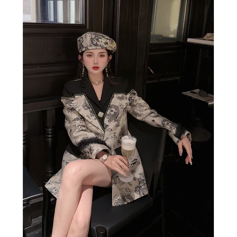 【浮世绘】2025原创设计师气质时尚百搭西装外套