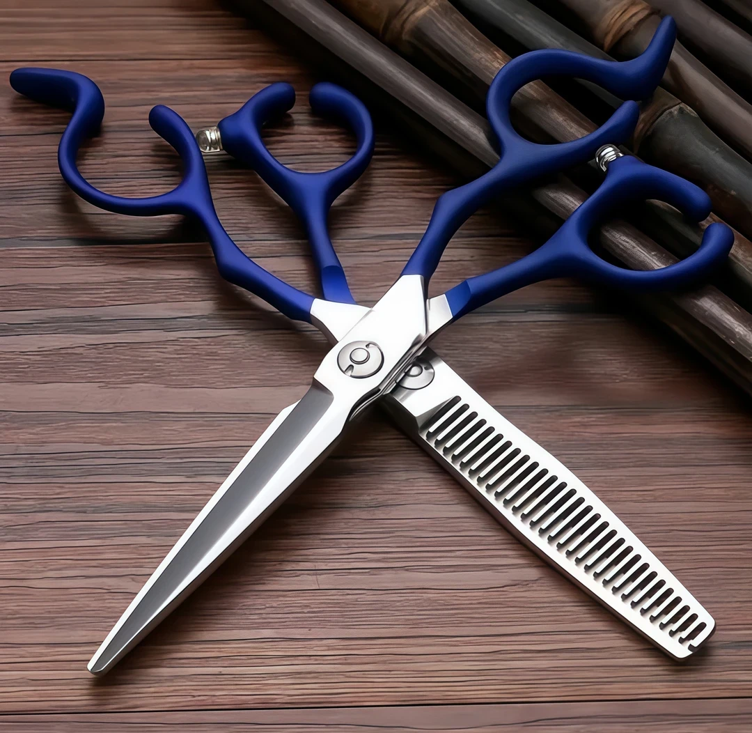 蓝魔美发剪刀理发师发廊专用平剪牙剪打薄