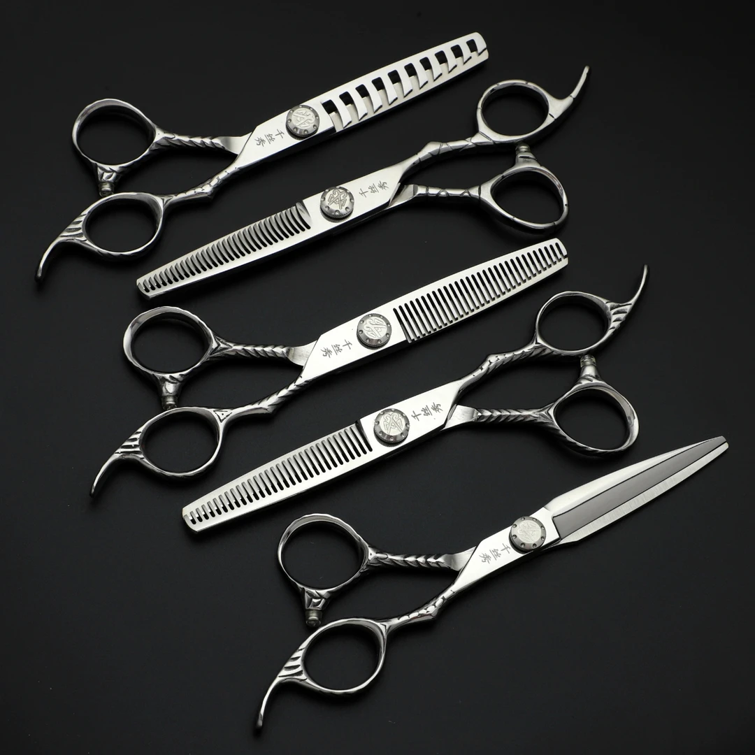 高端发型师专用剪刀理发店专业理发剪平剪牙剪无痕牙剪理发师剪子