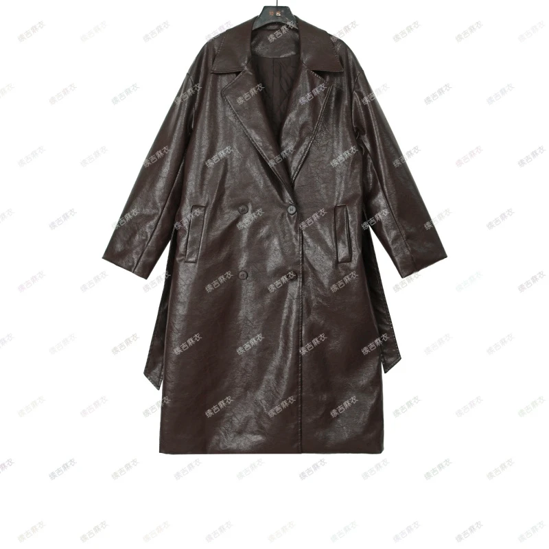 原创设计24-1600【红尘画卷】气质休闲女士百搭秋冬皮衣