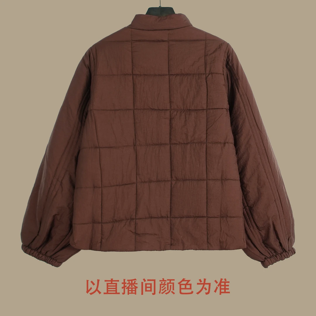 续吉出品5421｜花间酒～｜中式小立领盘扣工艺小众高级感棉衣