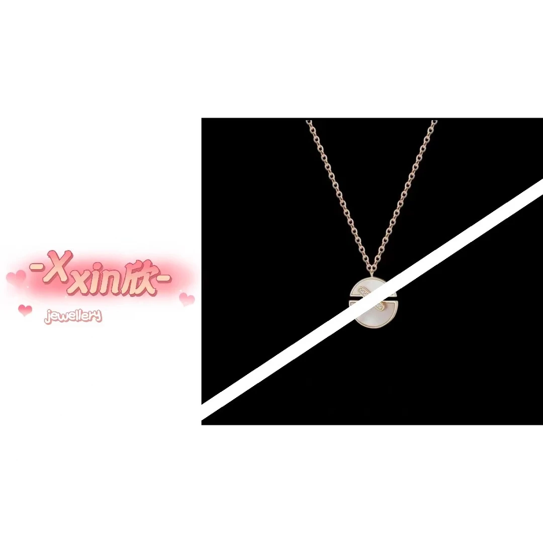 329-时尚简约百搭吊坠轻奢项链X1#@*