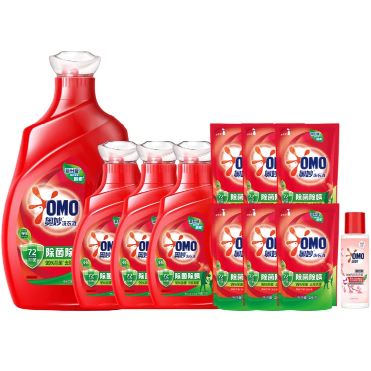奥妙洗衣液3kg+1kg*3+480g*6+内衣洗100g