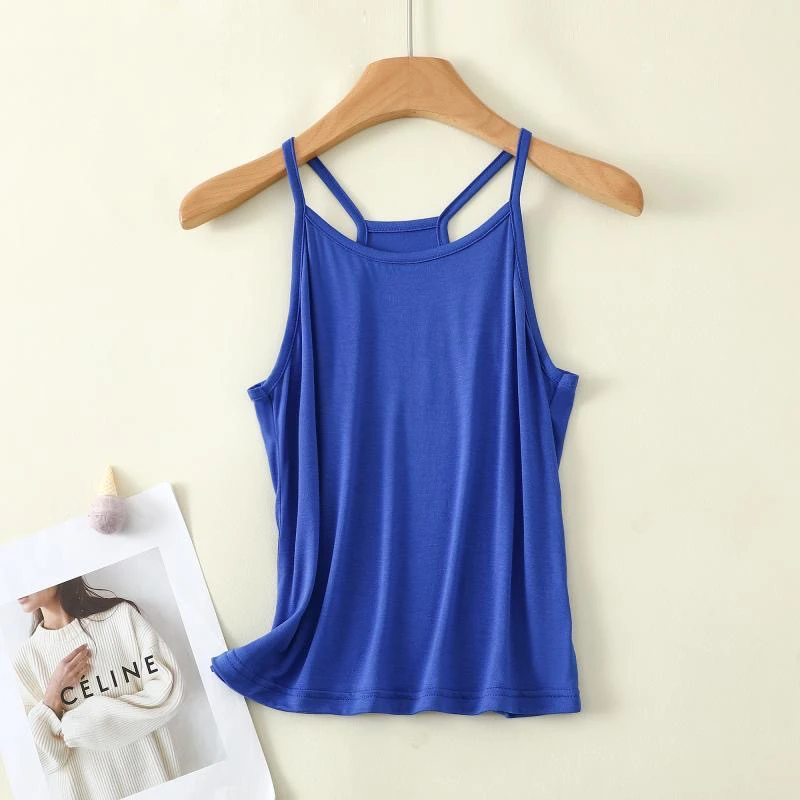 （直播间扣号专用连接）2024夏季可外穿吊带女士无袖圆领内搭