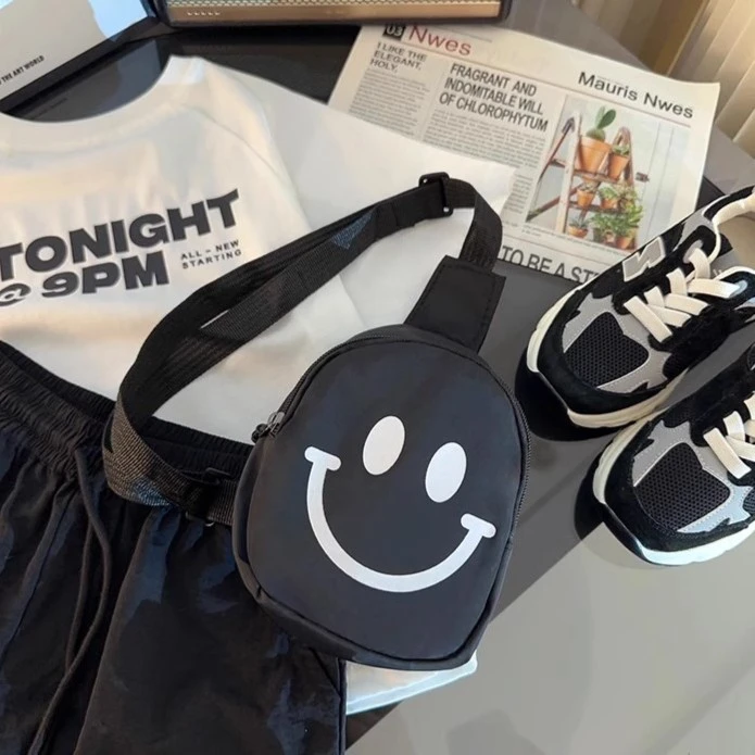 现货【福利】E 百搭儿童男童休闲单肩韩版潮流小包包A021