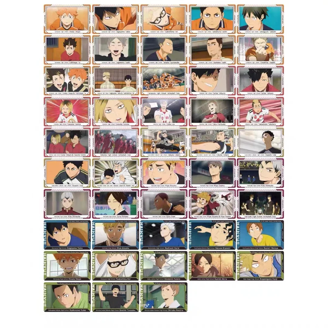 排球少年 日版正版 面写拍立得 谷子 全48种