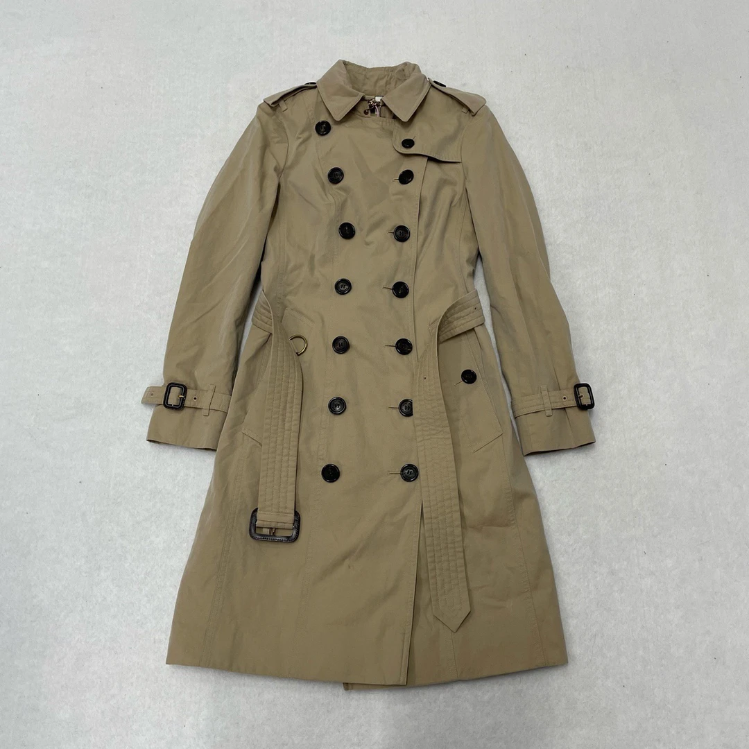 99新 BURBERRY/博柏利 Burberry 双皇冠桑德林汉姆大衣uk2