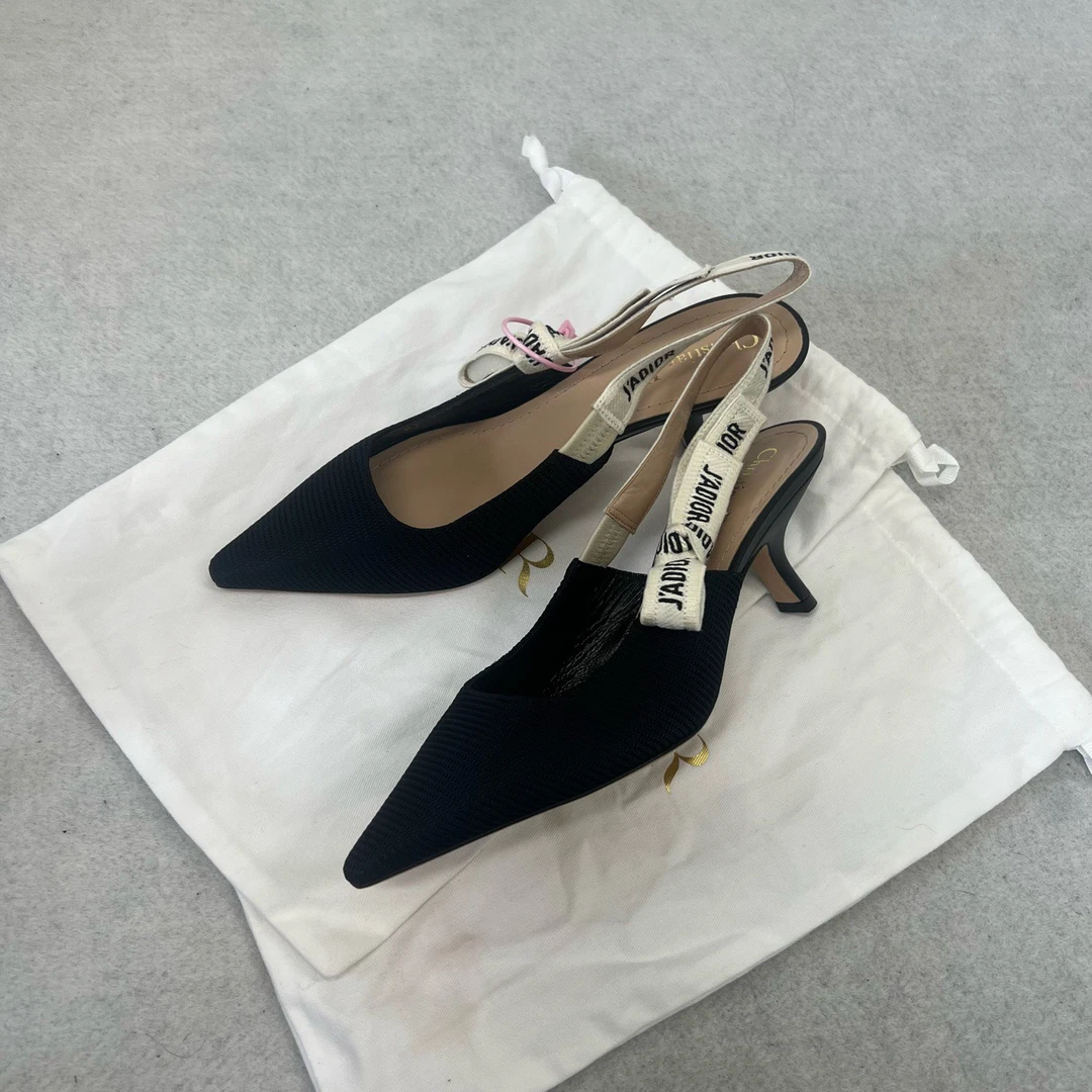 全新未使用 DIOR/迪奥 Dior 尖头高跟鞋37.5码