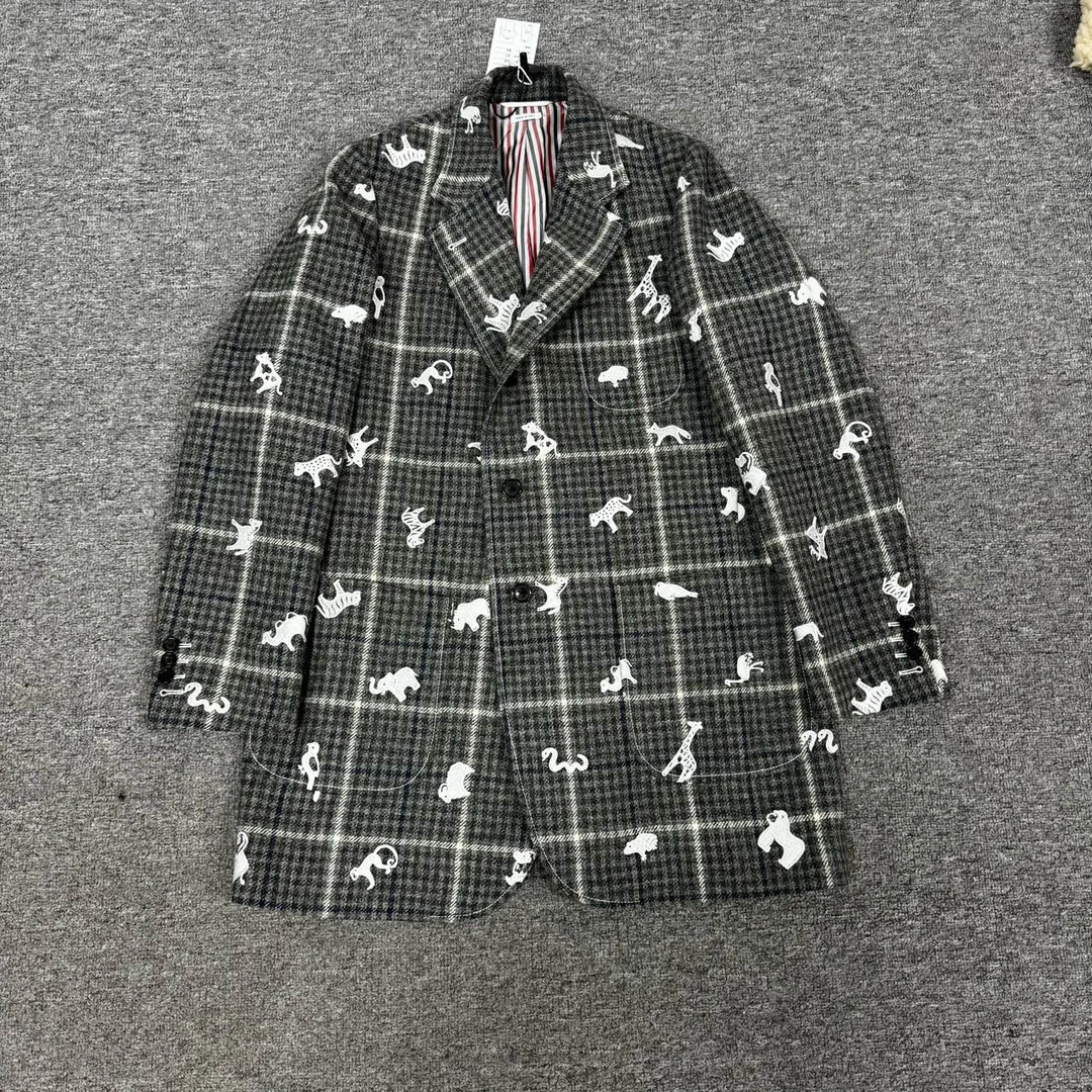 99新 THOMBROWNE tb 秀款西装大衣