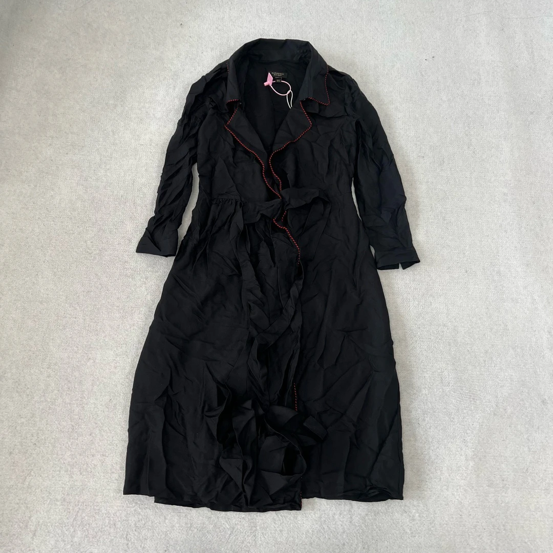 99新 BURBERRY/博柏利 Burberry 黑标 风衣 uk6