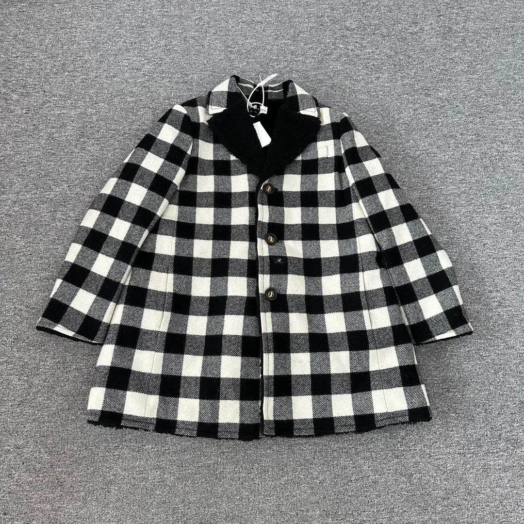 99新 Valentino/华伦天奴 华伦天奴格子大衣 42