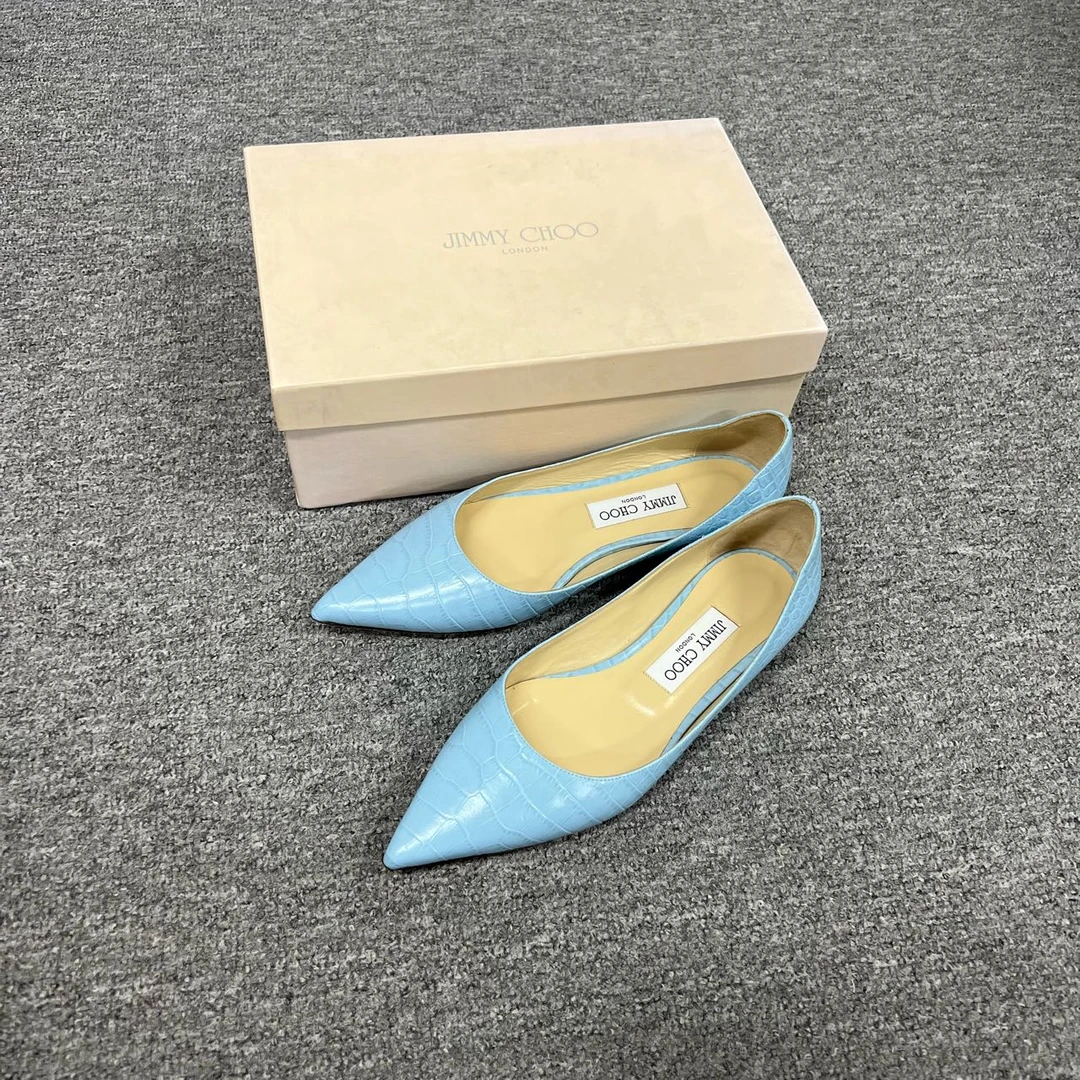 99新 JIMMY CHOO/吉米周 Jimmy choo平底鞋38