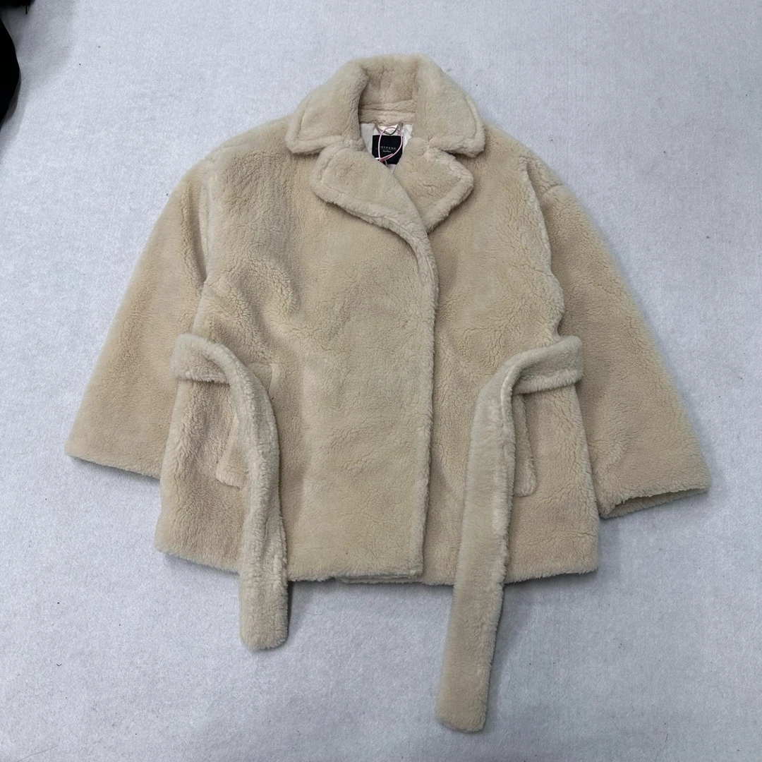 99新 MaxMara maxmara 泰迪 短款大衣