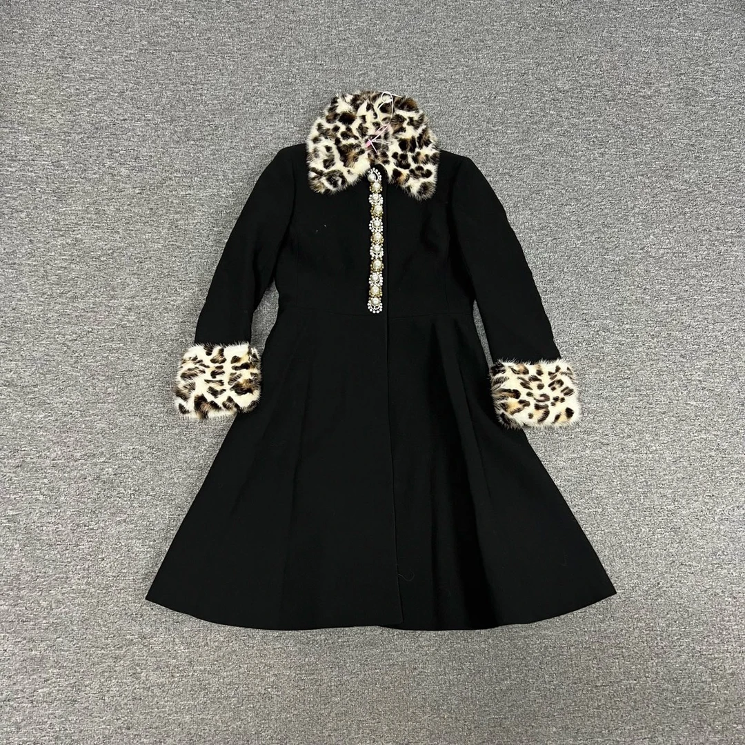 99新 MIU MIU/缪缪 miumiu 皮草大衣