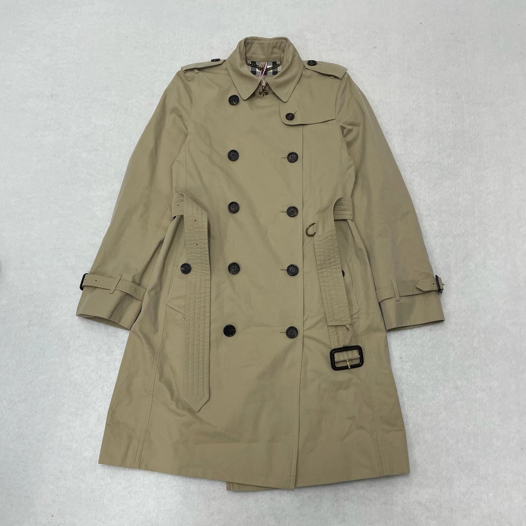 99新 Burberry双皇冠肯辛顿风衣uk6 6303762
