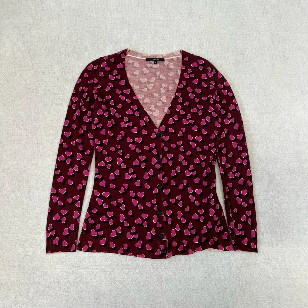 99新 GUCCI/古驰 Gucci 爱心 针织 开衫