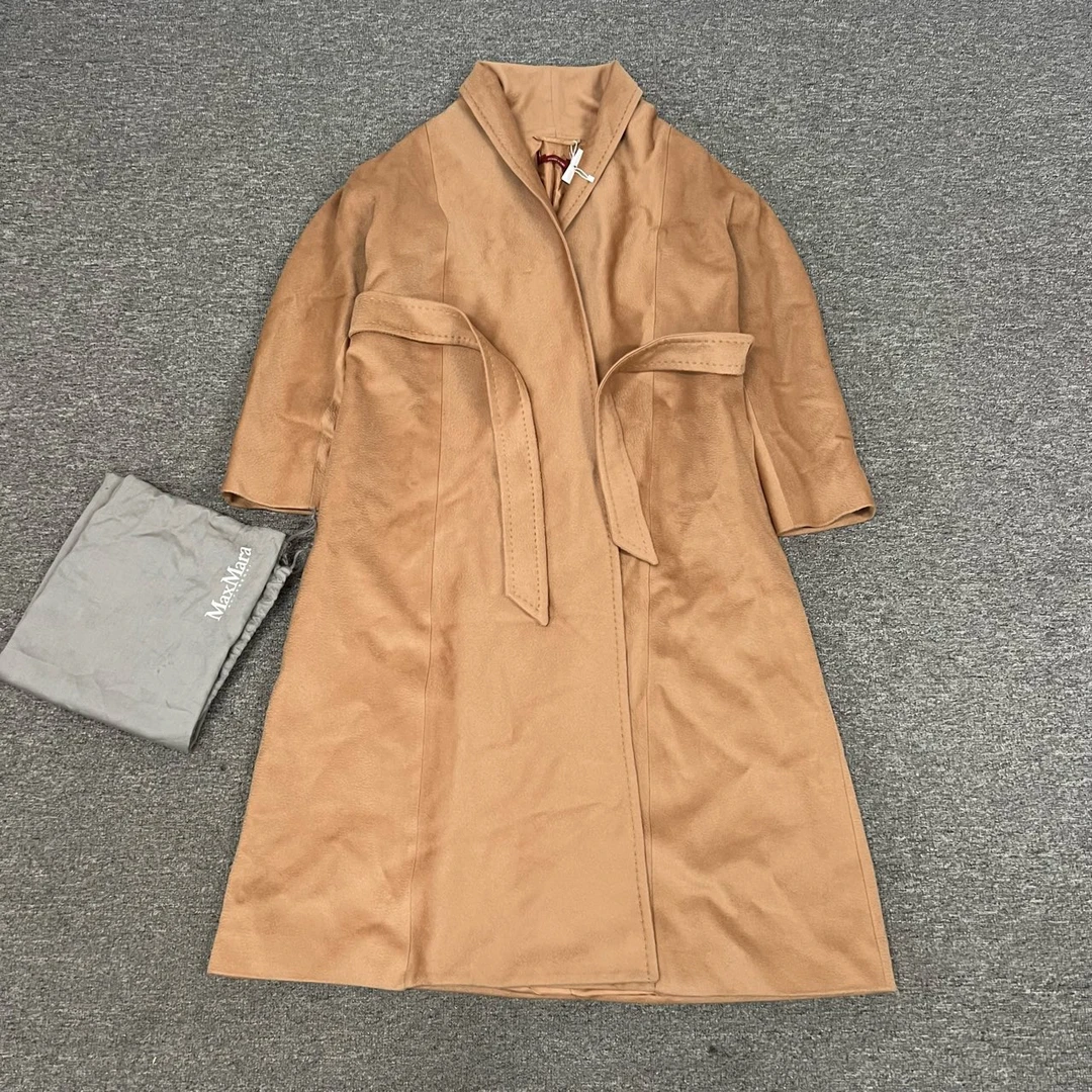全新未使用 MaxMara maxmara 水波纹大衣 剪标