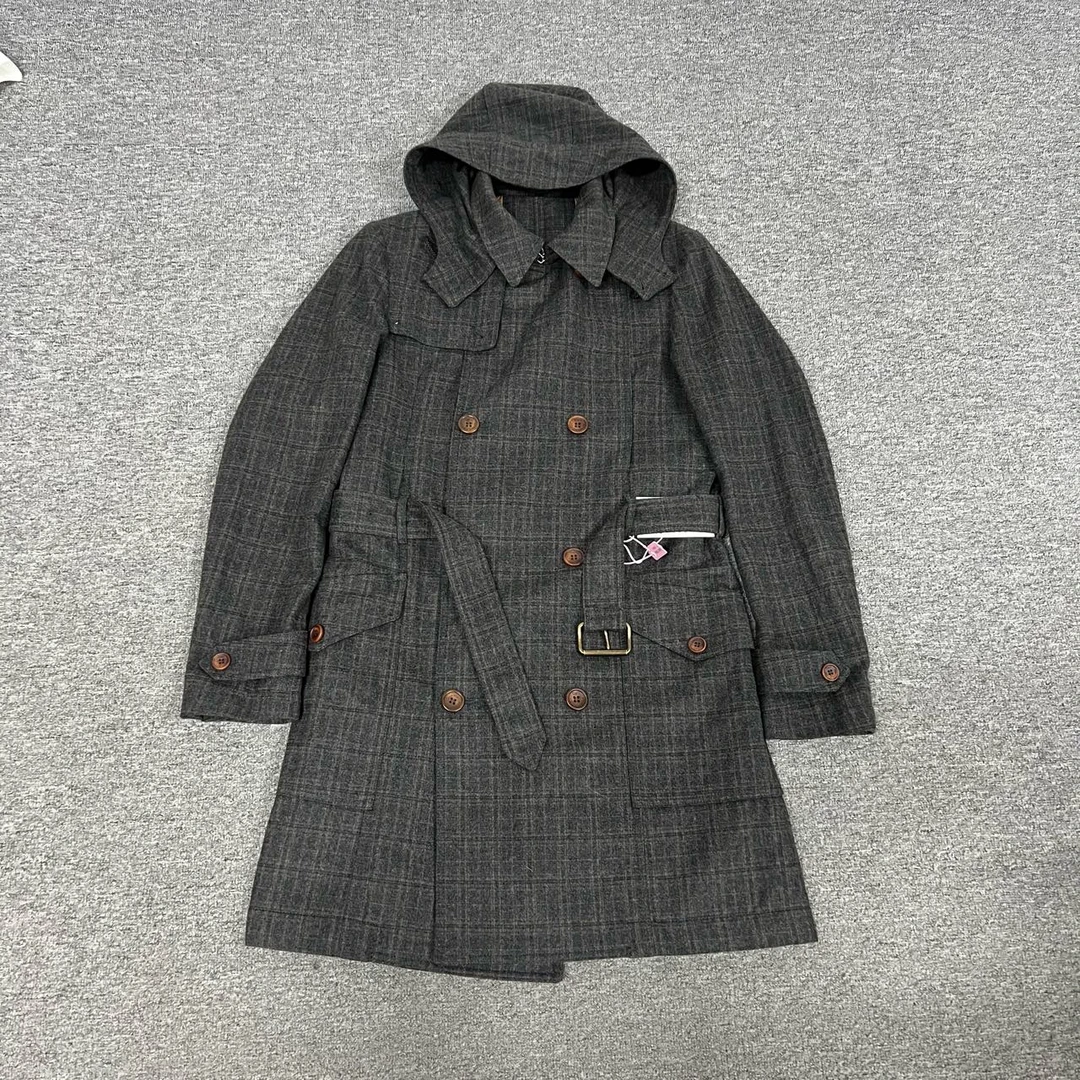 99新  DG 格纹加棉大衣