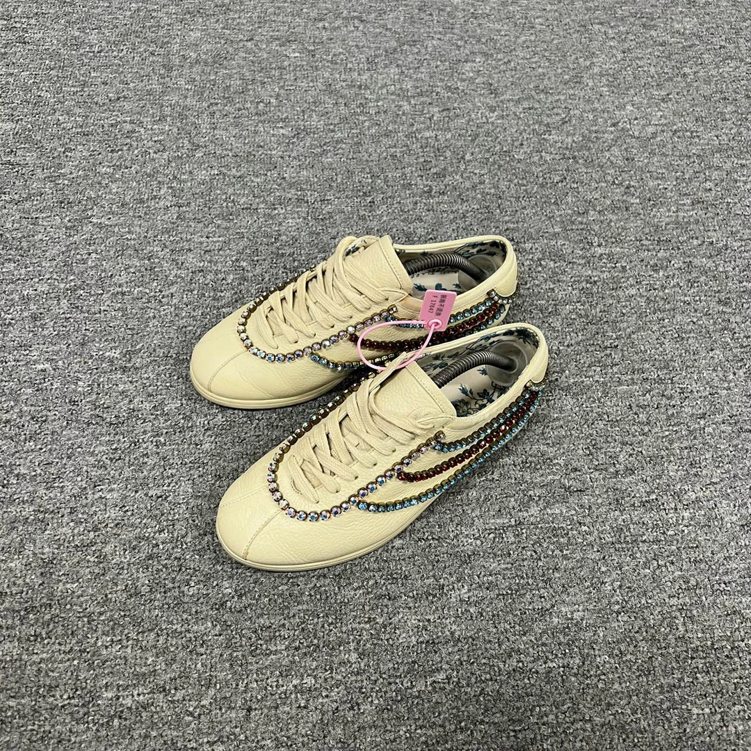 99新 GUCCI/古驰 Gucci  闪钻休闲鞋36.5