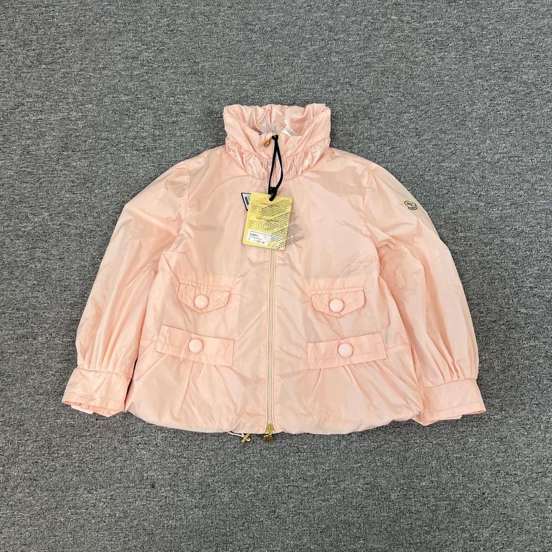 全新未使用 MONCLER 蒙口 粉色 冲锋衣 外套 1码