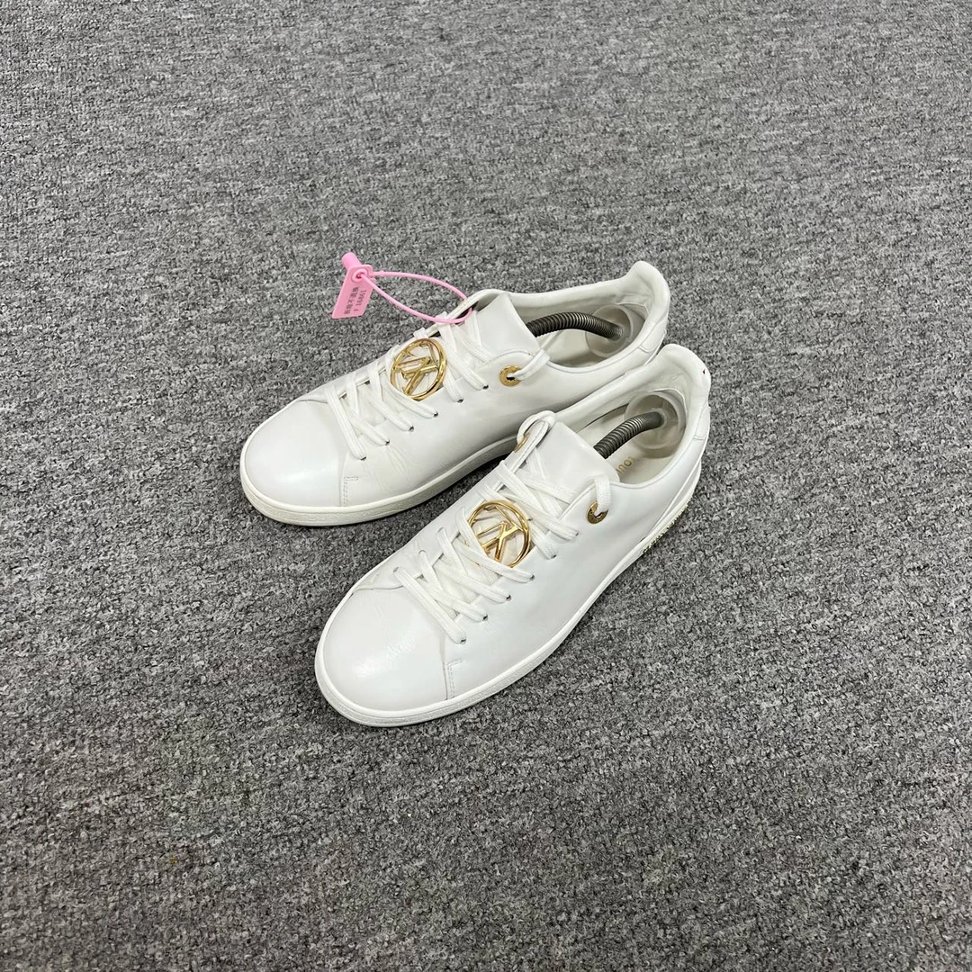 99新 LouisVuitton/路易威登 lv 白色板鞋36码
