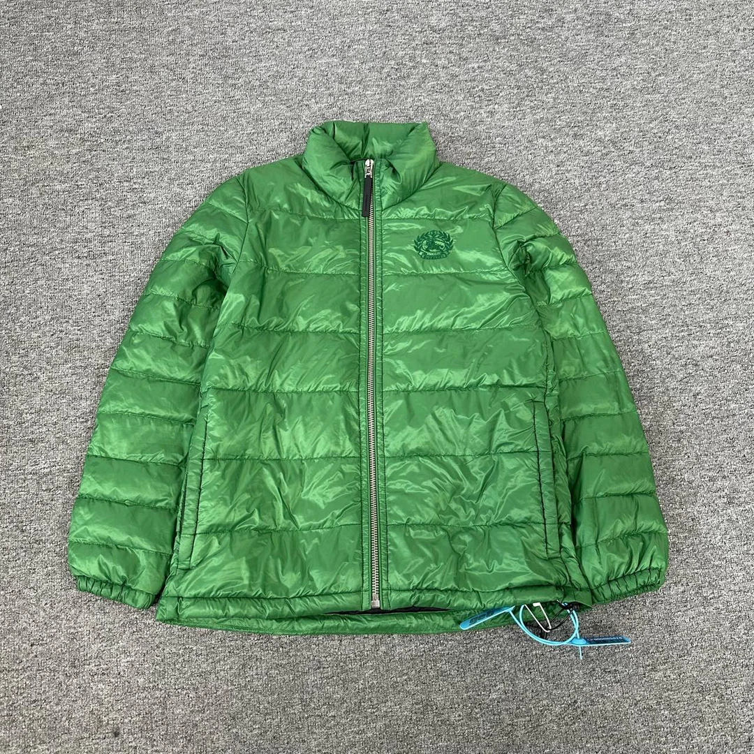 99新 BURBERRY/博柏利 burberry 绿色羽绒服 s