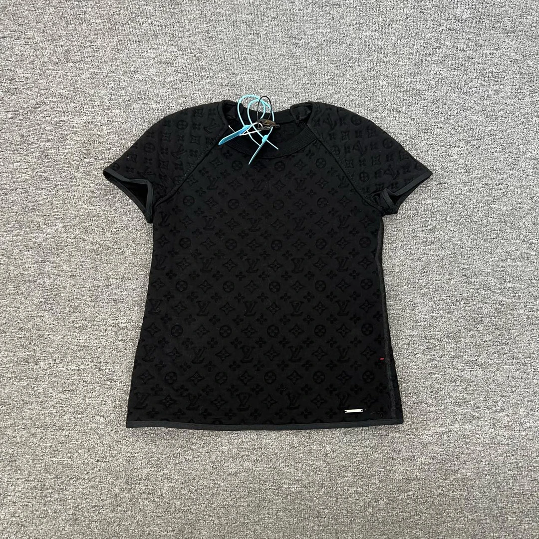 99新 LouisVuitton/路易威登 lv 浮雕满印短袖 T恤