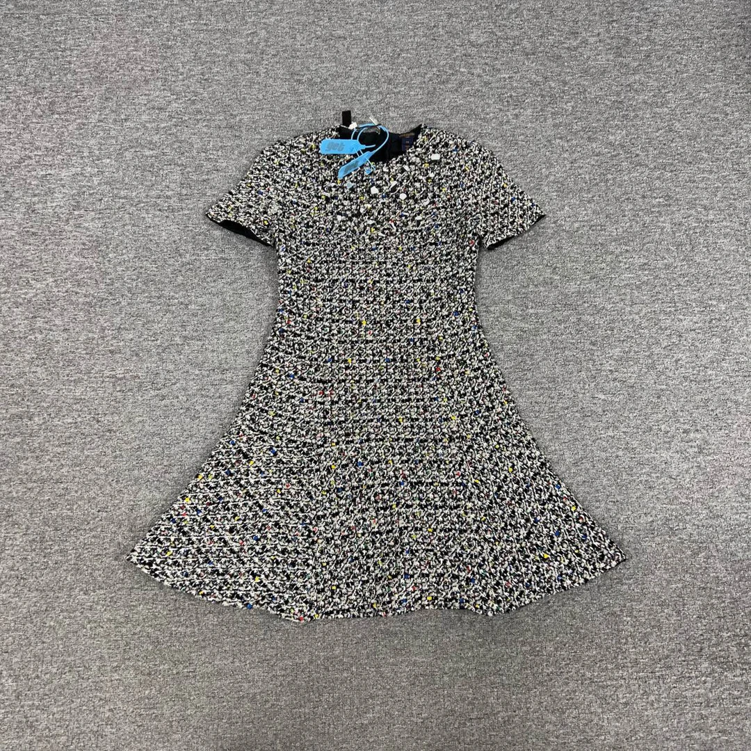 99新 LouisVuitton/路易威登 lv 粗花呢连衣裙