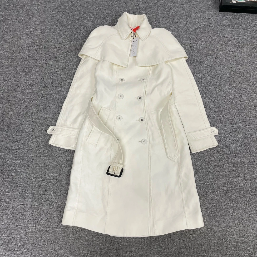 99新 BURBERRY/博柏利 Burberry 黑标秀款 披肩风衣 99新 38码