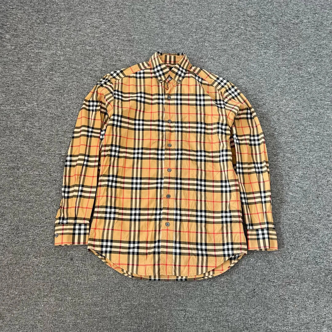 99新 BURBERRY/博柏利 Burberry经典格纹衬衫 xs