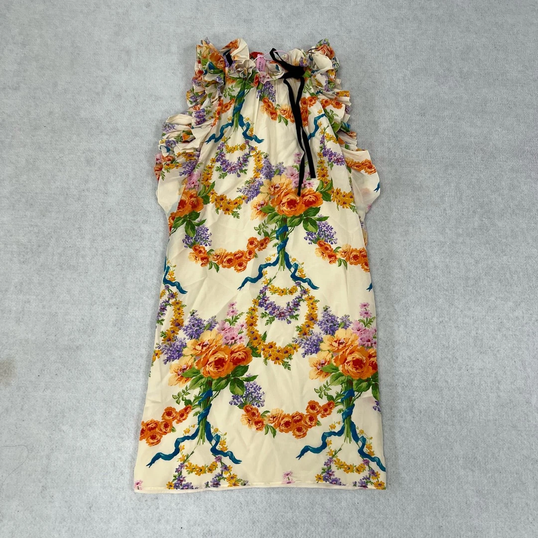 99新 GUCCI/古驰 Gucci 碎花 连衣裙 42码