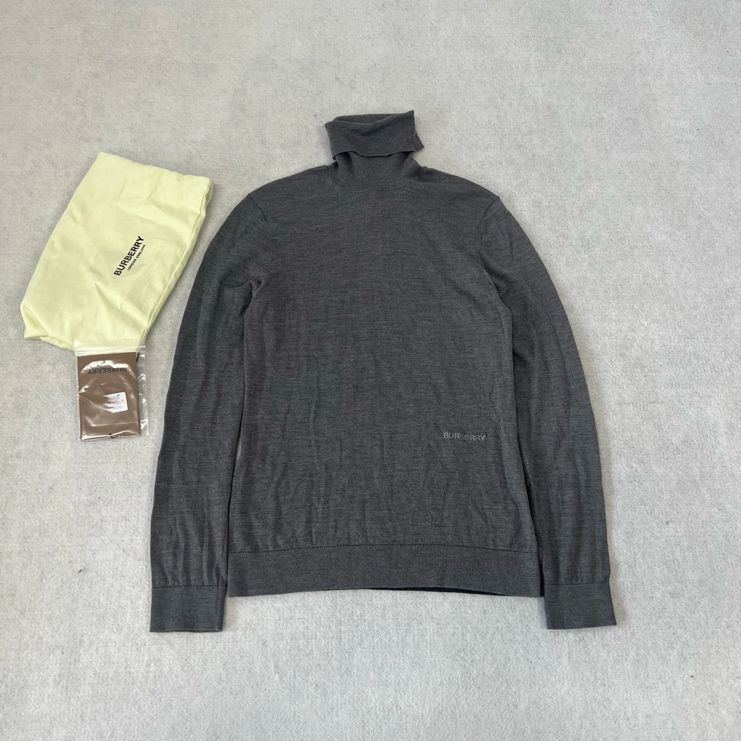 全新未使用 BURBERRY/博柏利 Burberry 高领 针织 毛衣 m