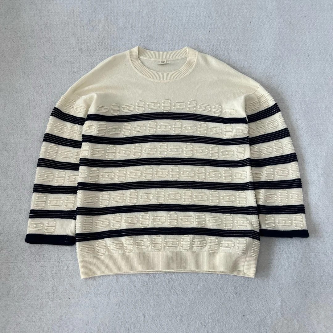 99新 Hermes/爱马仕 Hermes 爱马仕 猪鼻子 毛衣 上衣