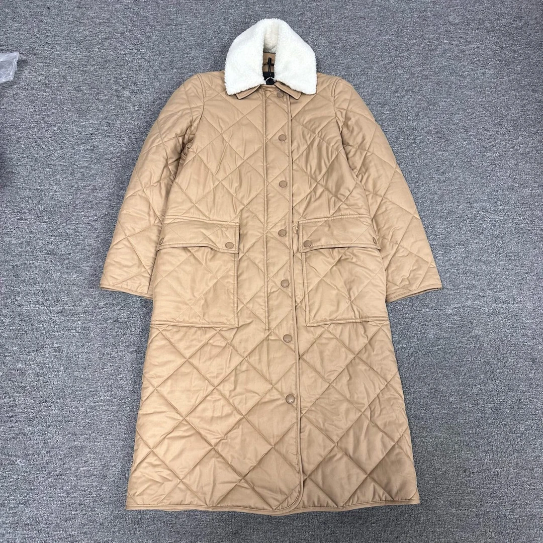 99新 BURBERRY/博柏利 burberry 长款棉服 xxs码