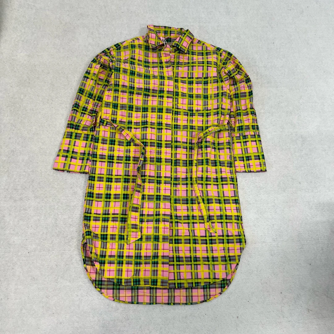 99新 BURBERRY/博柏利 Burberry 格纹 连衣裙 uk4