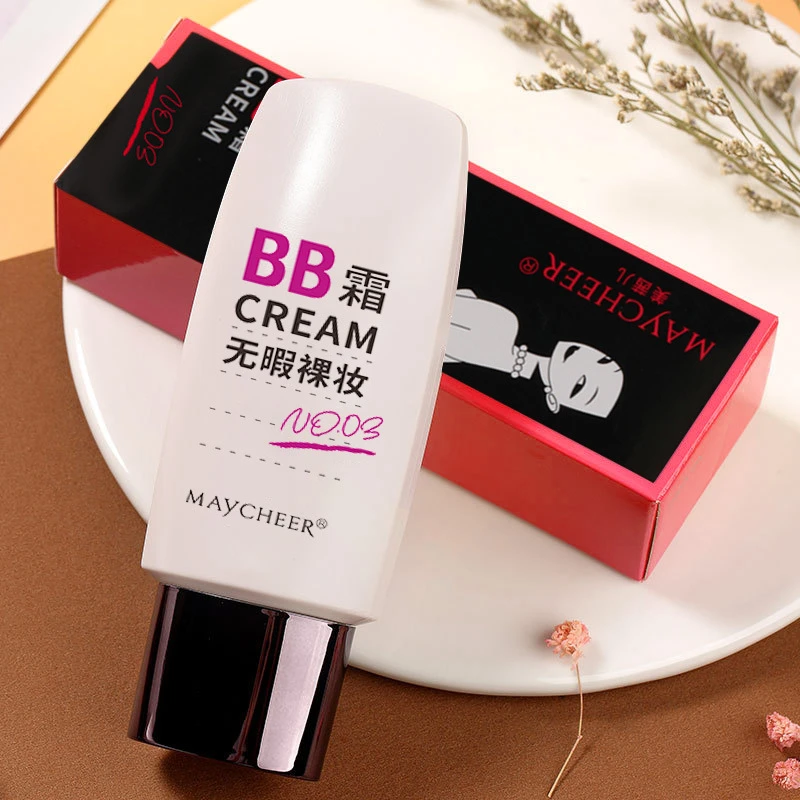 美茜儿无瑕裸妆BB霜遮底妆粉底液持久提亮肤色遮盖斑点油皮隐形