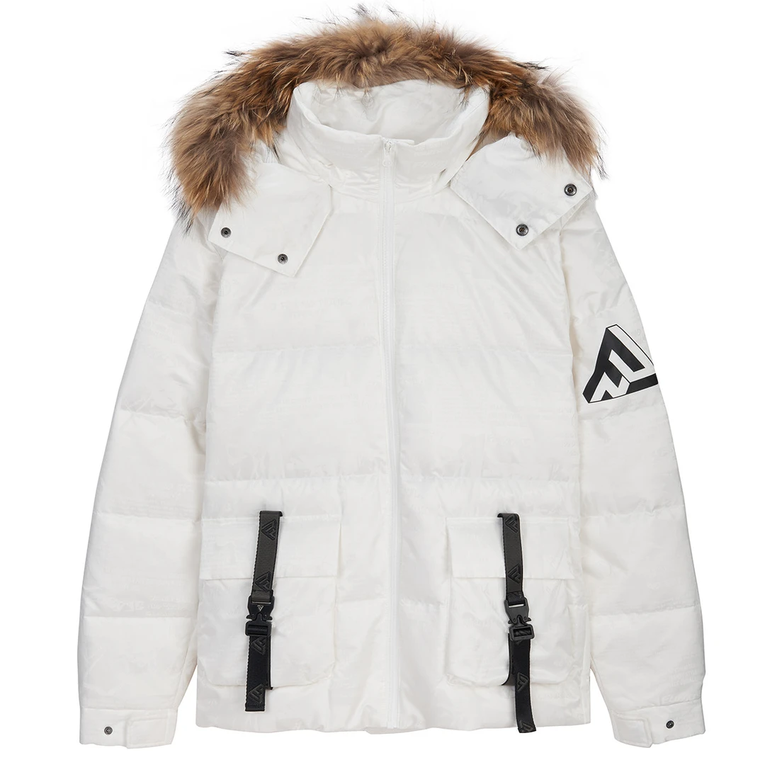 Fun品牌原创羽绒服系列休闲百搭款保暖休闲毛领羽绒服FMW71404