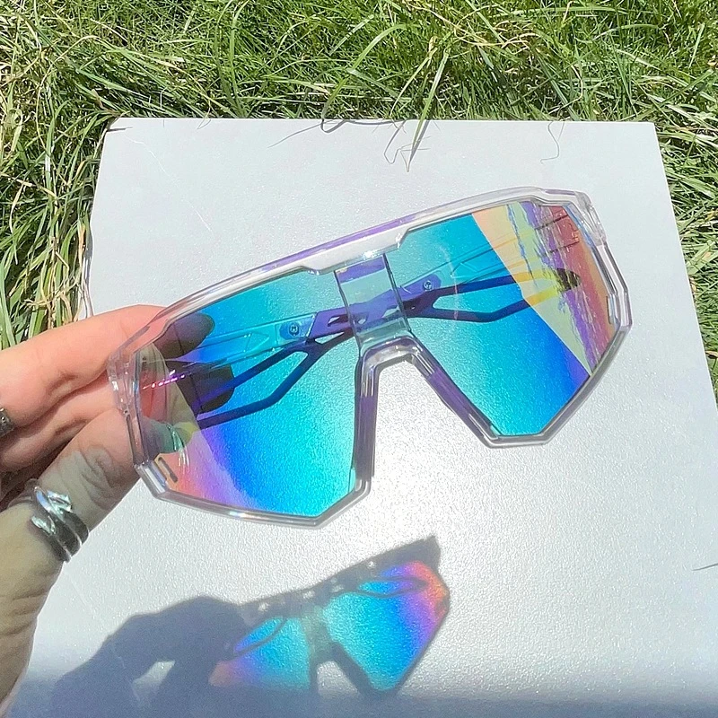 变色骑行眼镜偏光户外运动自行车马拉松防风护目防尘骑车防风沙