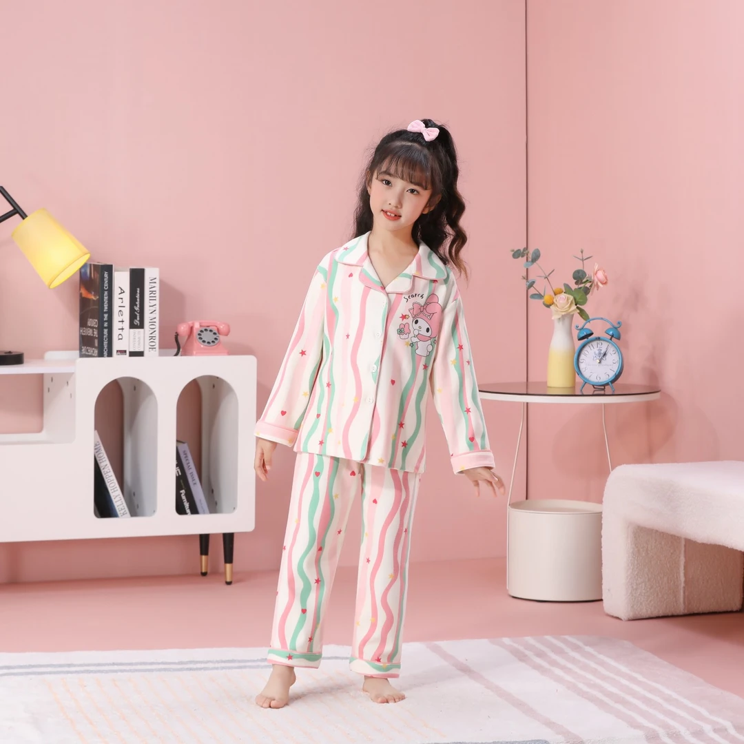 B 门店2&79！软糯亲肤糖果色/德绒保暖睡衣洋气亲子家居套装C19383