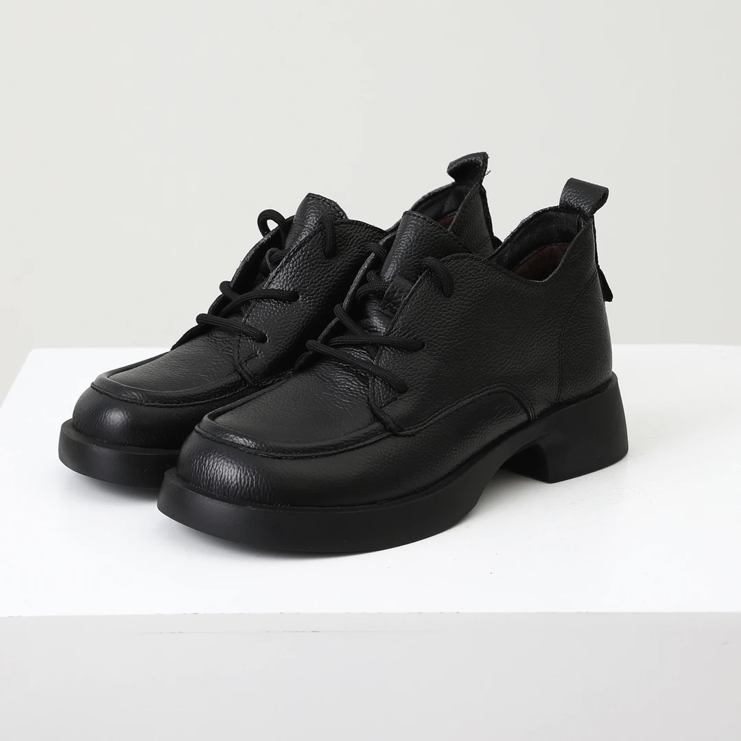 门店49/9！肉眼可见的好货，数量有限/荔枝纹头层牛皮短靴女 C18852