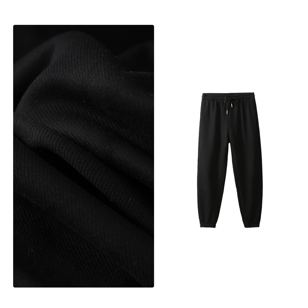 门店27&9！实力藏肉，显瘦于无形/亲肤仿银狐绒束脚休闲裤 C19392