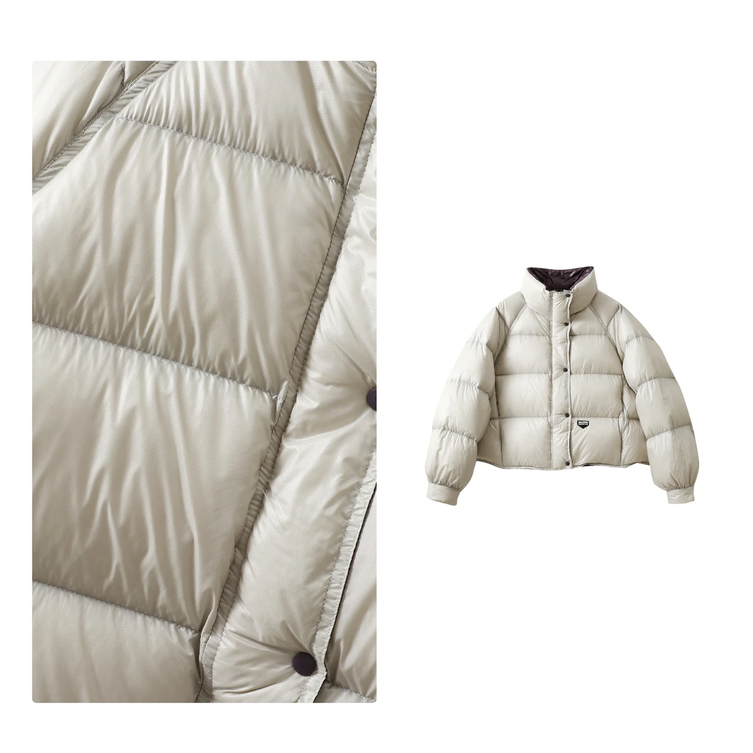 门店15&69！抗寒-20°C，棉花糖/轻软蓬松保暖面包羽绒服女 M13184