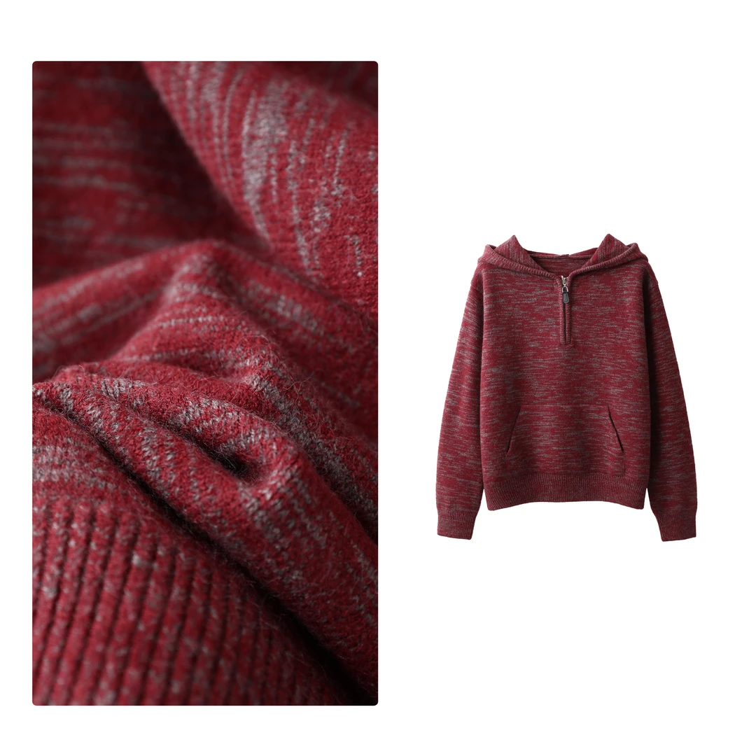 B 门店49&9！幻彩花纱毛衣，篙笈感/抗起球保暖针织衫上衣女 T4317