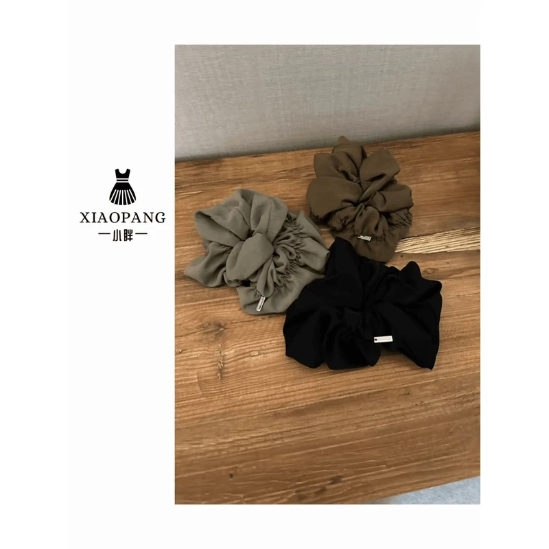 【小胖家】法式纯色高弹力发圈