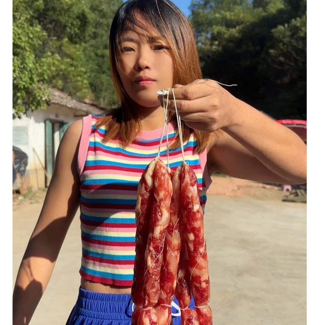 萍乡农产品原味 新鲜香肠