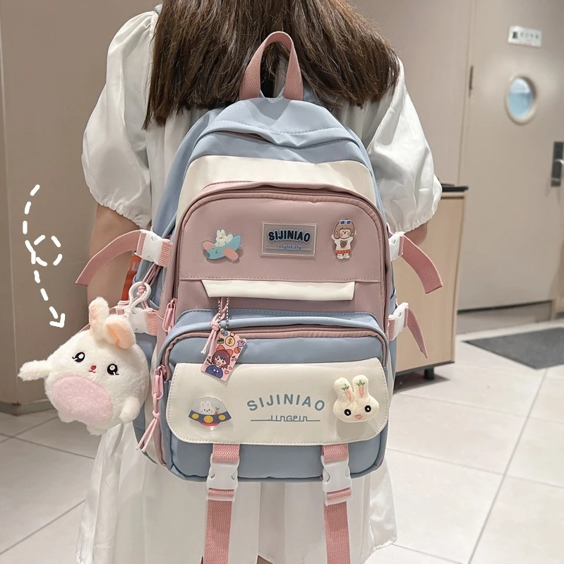 书包小学生女生三到六年级女孩大容量百搭护脊减负轻便儿童双肩包